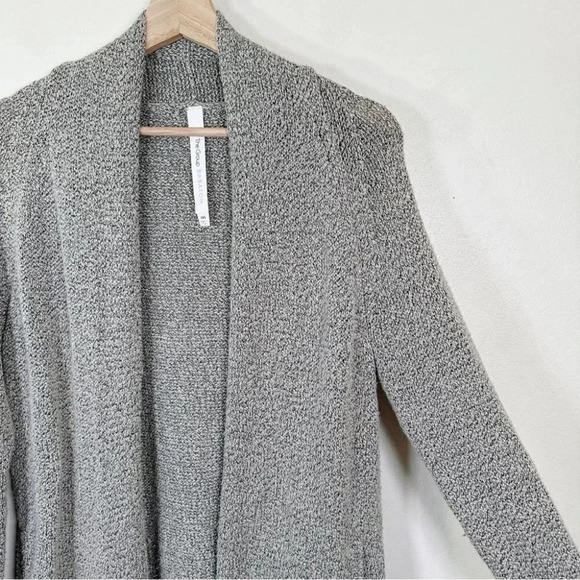 Aritzia The Group Babaton Womens Xxsmall Open Marble Knit Mid Length Cardigan - Picture 6 of 16